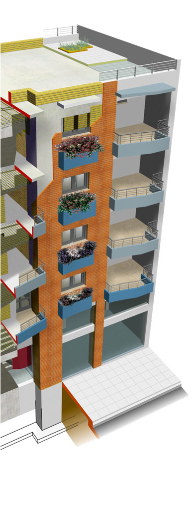 HoloBIM Construct building model
